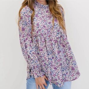 Floral Long Sleeve Blouse